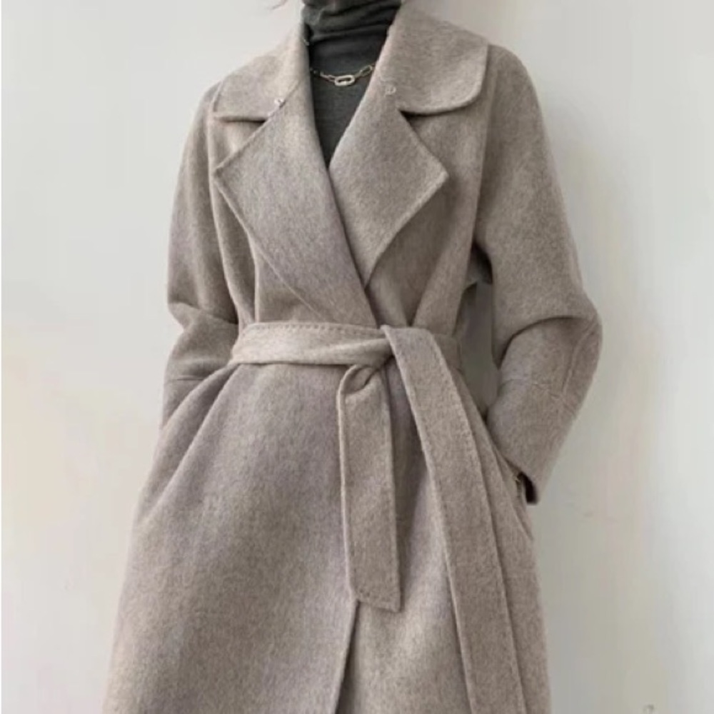 ELIZABETH AND JAMES HERRINGBONE COAT NEW